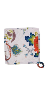 Cotton Unisex 1 Apron with 2 Microwave Gloves, 1 Roti Cover & 1 Microwave Pot Holder Trivets