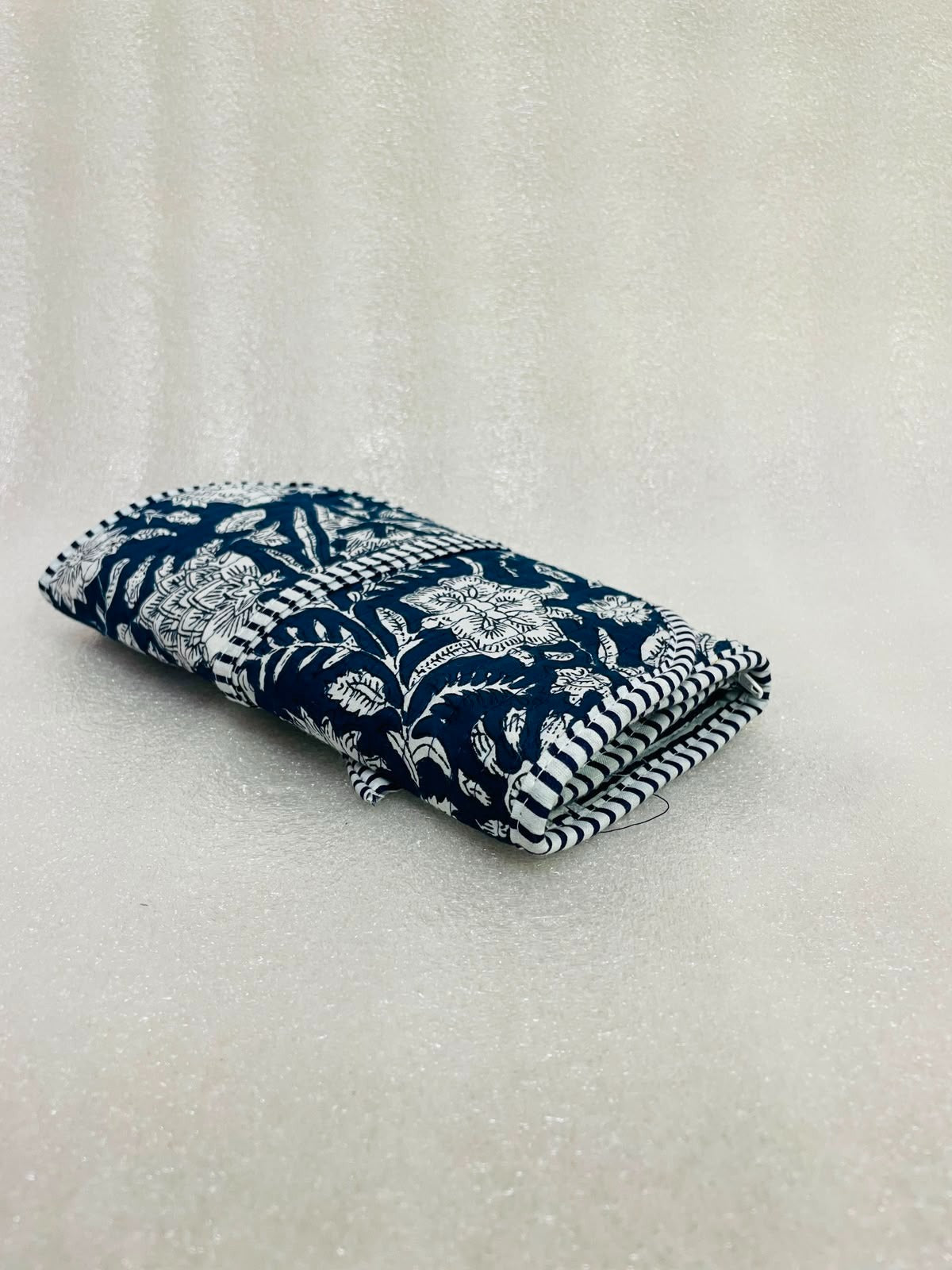 Handcrafted Travel Jewelry Organizer Roll | Artisan Fabric Jewelry Pouch