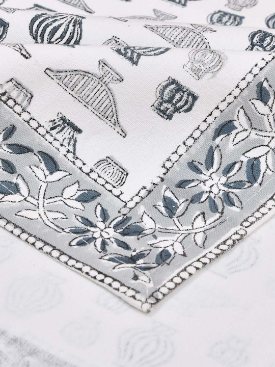 Handblock printed Table runner - 12X70 inch