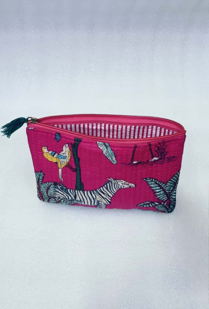 Set of 3 cosmetic Flat pouches