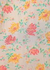 Floral Print on Grey Cotton Lounge Set for Women