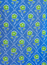 Green & Blue Cotton Lounge Set for Women