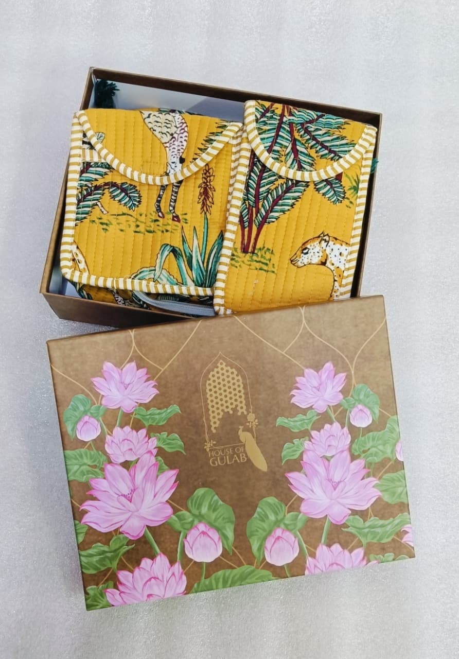 Set of 5 Utility Pouches (3 Makeup Pouches, 1 Sunglass Pouch, 1 Sanitary Napkin Pouch