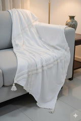 Bohemian Cotton Throw - 55X70 Inches