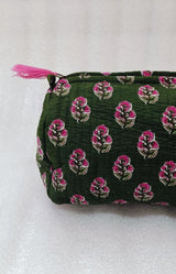 Set of 3 cosmetic bag/pouches with waterproof lining