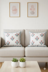 Set of 2 Cotton Cushion Covers