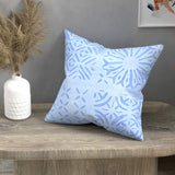 Handmade cotton applique work cushion cover - 16 X16 Inches