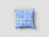 Handmade cotton applique work cushion cover - 16 X16 Inches