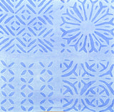 Handmade cotton applique work cushion cover - 16 X16 Inches