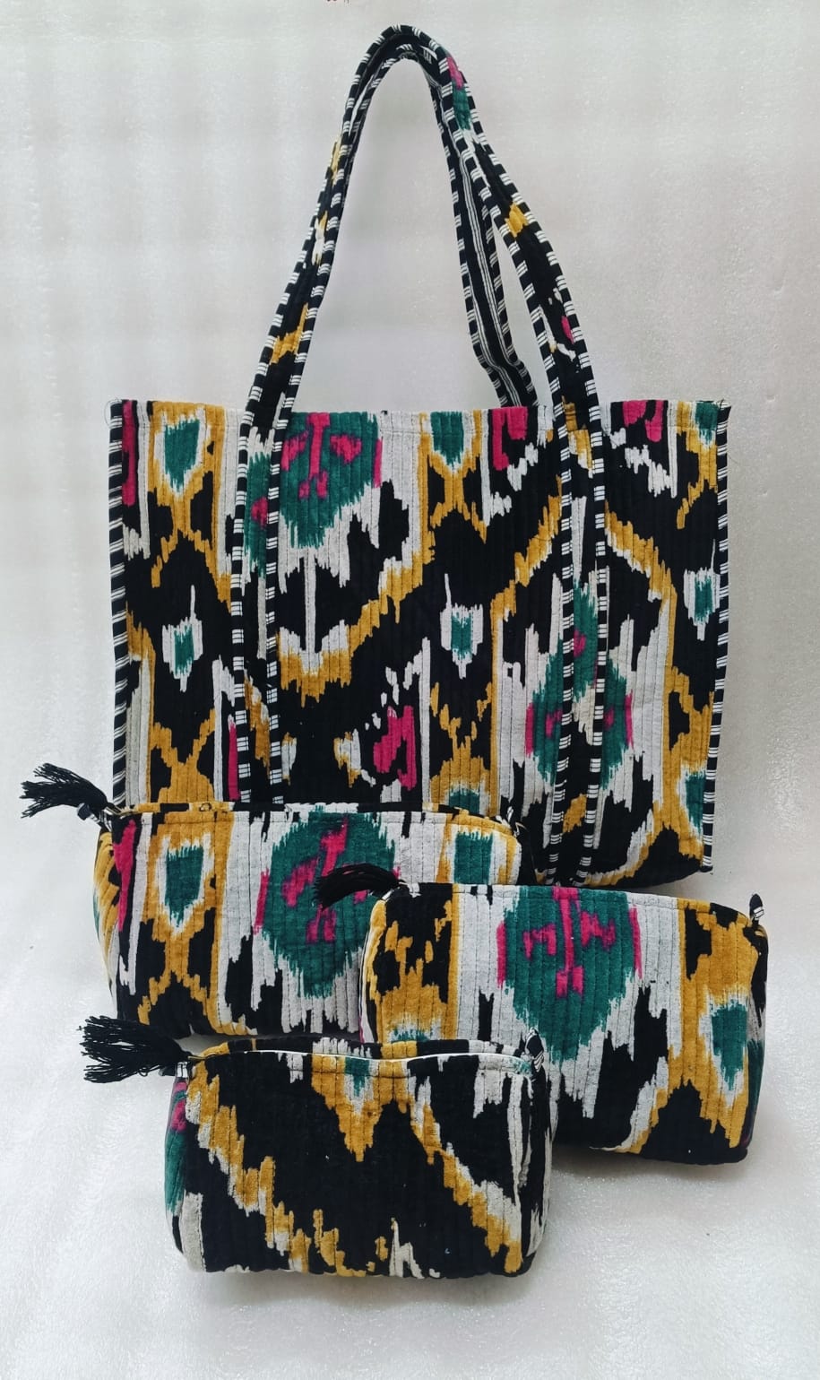 Tote Bag with set of 3 Pouches