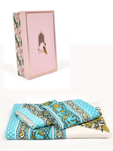 Gift Set - Handblock Printed Towels - 1 Bath + 2 Hand Towels