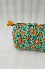 Set of 3 cosmetic bag/pouches with waterproof lining