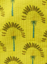 Handblock Printed Quilted Tote Bag without zip/button 17x18x 6 inches