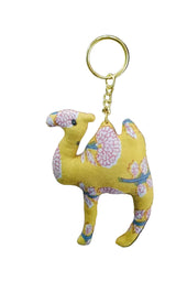 Handmade Bag Charm/Key Ring - Camel