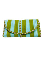 Handcrafted Travel Jewelry Organizer Roll | Artisan Fabric Jewelry Pouch