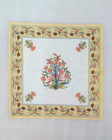 Gift Box with 6 Cotton napkin & wooden napkin rings