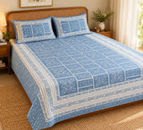 Double King Bedsheet with 2 Pillow Covers