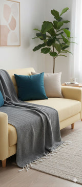 Bohemian Cotton Throw - 55X70 Inches