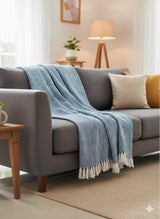 Bohemian Cotton Throw - 55X70 Inches