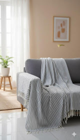 Bohemian Cotton Throw - 55X70 Inches