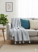 Bohemian Cotton Throw - 55X70 Inches