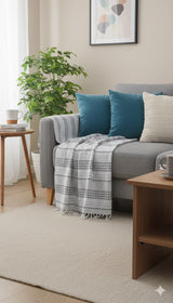 Bohemian Cotton Throw - 55X70 Inches