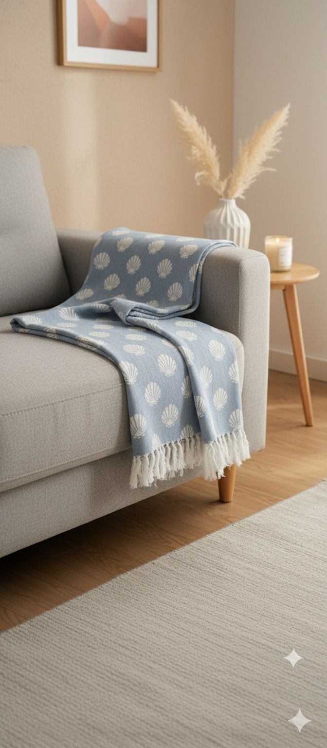 Bohemian Cotton Throw - 55X70 Inches