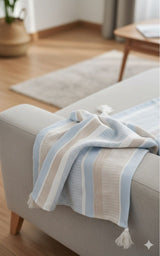 Bohemian Cotton Throw - 55X70 Inches