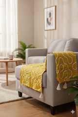 Bohemian Cotton Throw - 55X70 Inches