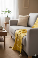 Bohemian Cotton Throw - 55X70 Inches