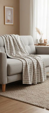 Bohemian Cotton Throw - 55X70 Inches