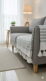 Bohemian Cotton Throw - 55X70 Inches