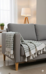 Bohemian Cotton Throw - 55X70 Inches