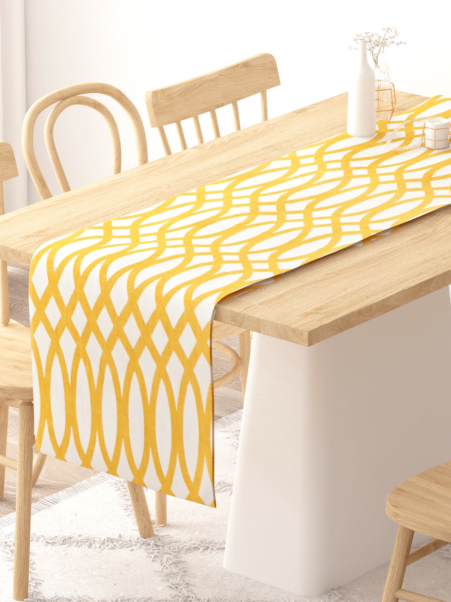 Cotton Table runner - 12X95 inches