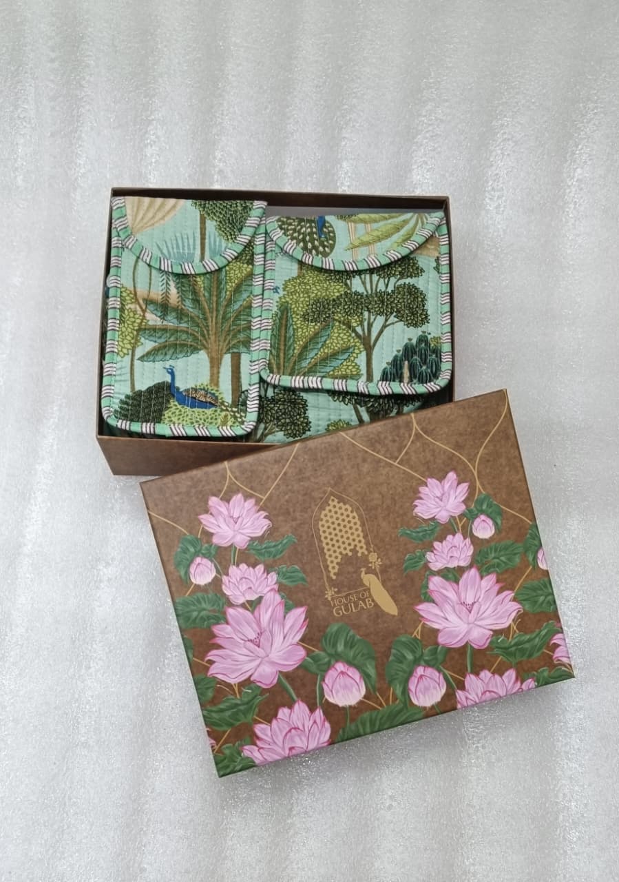 Set of 5 Utility Pouches (3 Makeup Pouches, 1 Sunglass Pouch, 1 Sanitary Napkin Pouch)