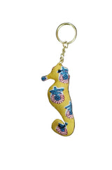 Handmade Bag Charm/Key Ring - seahorse