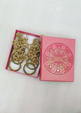 Handcrafted Fancy Beaded Napkin Ring Set of 6 – Perfect for Dining & Parties