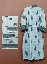 Gift Box – 1 Unisex Bathrobe, 1 Bath Towel, 2 hand Towels