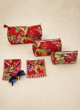 Set of 5 Utility Pouches (3 Makeup Pouches, 1 Sunglass Pouch, 1 Sanitary Napkin Pouch)