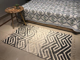 Self Pattern Cotton Rug - 5X3 ft