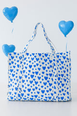 Handblock Printed Quilted Tote Bag without zip/button 17x18x 6 inches
