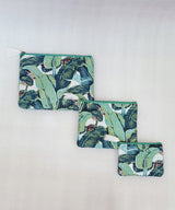 Set of 3 cosmetic Flat pouches