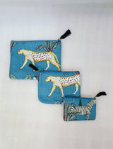 Set of 3 cosmetic Flat pouches