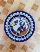 Gift Box with Handmade Jaipur Blue Pottery Plate - 8 inch diameter