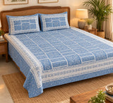 Double King Bedsheet with 2 Pillow Covers