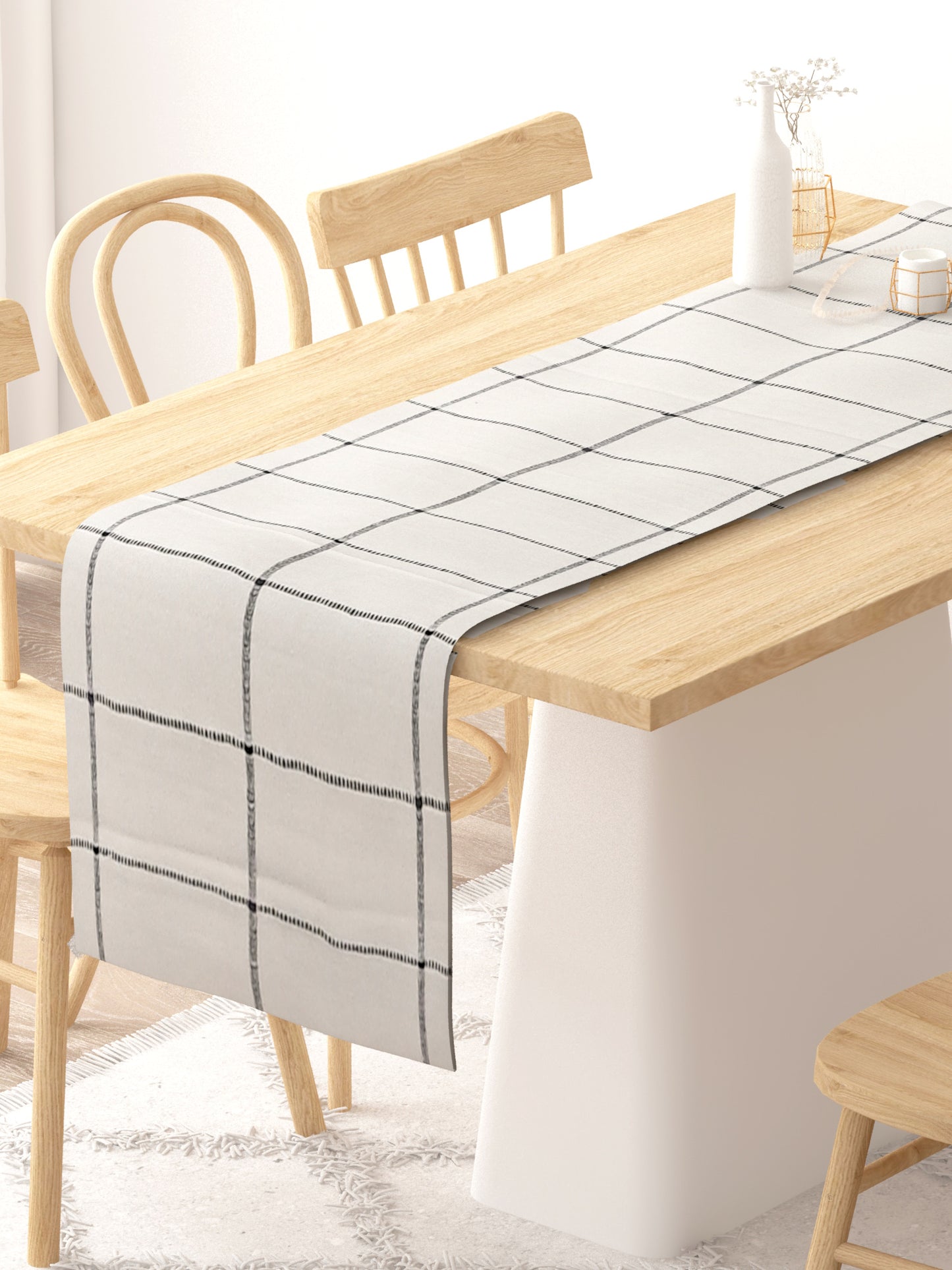 Cotton Table runner - 15X71 inches