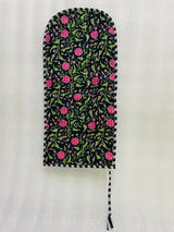 Handcrafted Travel Jewelry Organizer Roll | Artisan Fabric Jewelry Pouch
