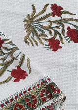 Gift Set - Handblock Printed Towels - 1 Bath + 2 Hand Towels