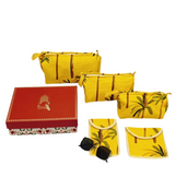Rakhi Gift Box – Set of 5 Utility Pouches (3 Makeup Pouches, 1 Sunglass Pouch, 1 Sanitary Napkin Pouch)