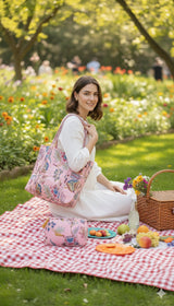 Tote Bag with set of 3 Pouches